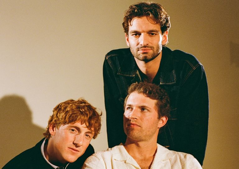 Portrait of Australian indie rock band Shag Rock posing together against a neutral studio backdrop.